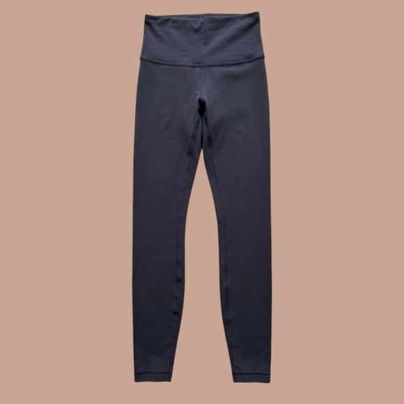 lululemon athletica Pants - Lululemon Black High Rise Full Length Yoga Leggings Size 4 Workout Active